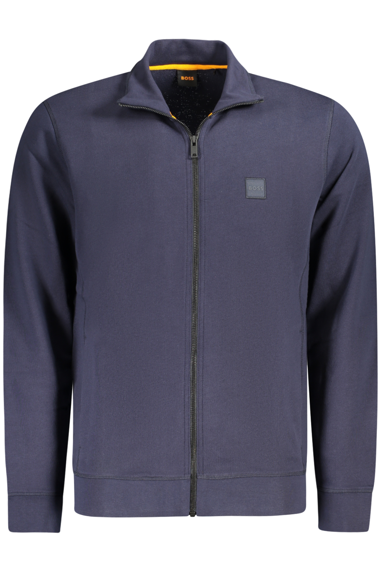 BOSS FELPA CON ZIP UOMO BLU