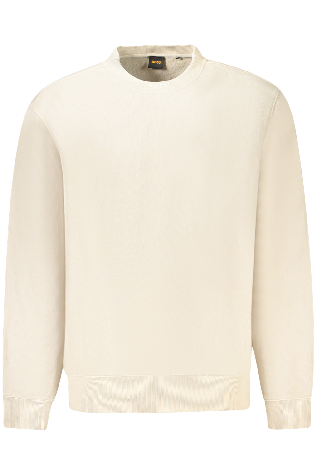 HUGO BOSS FELPA SENZA ZIP UOMO BEIGE