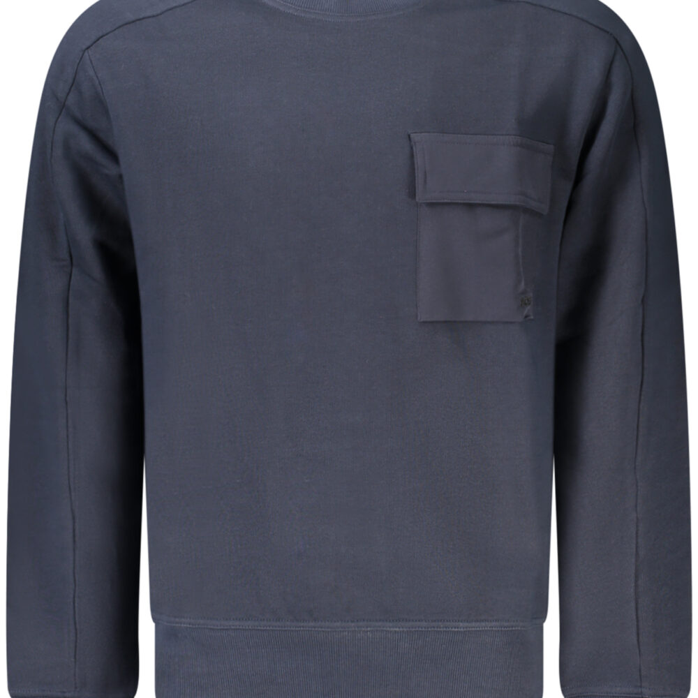 HUGO BOSS FELPA SENZA ZIP UOMO BLU