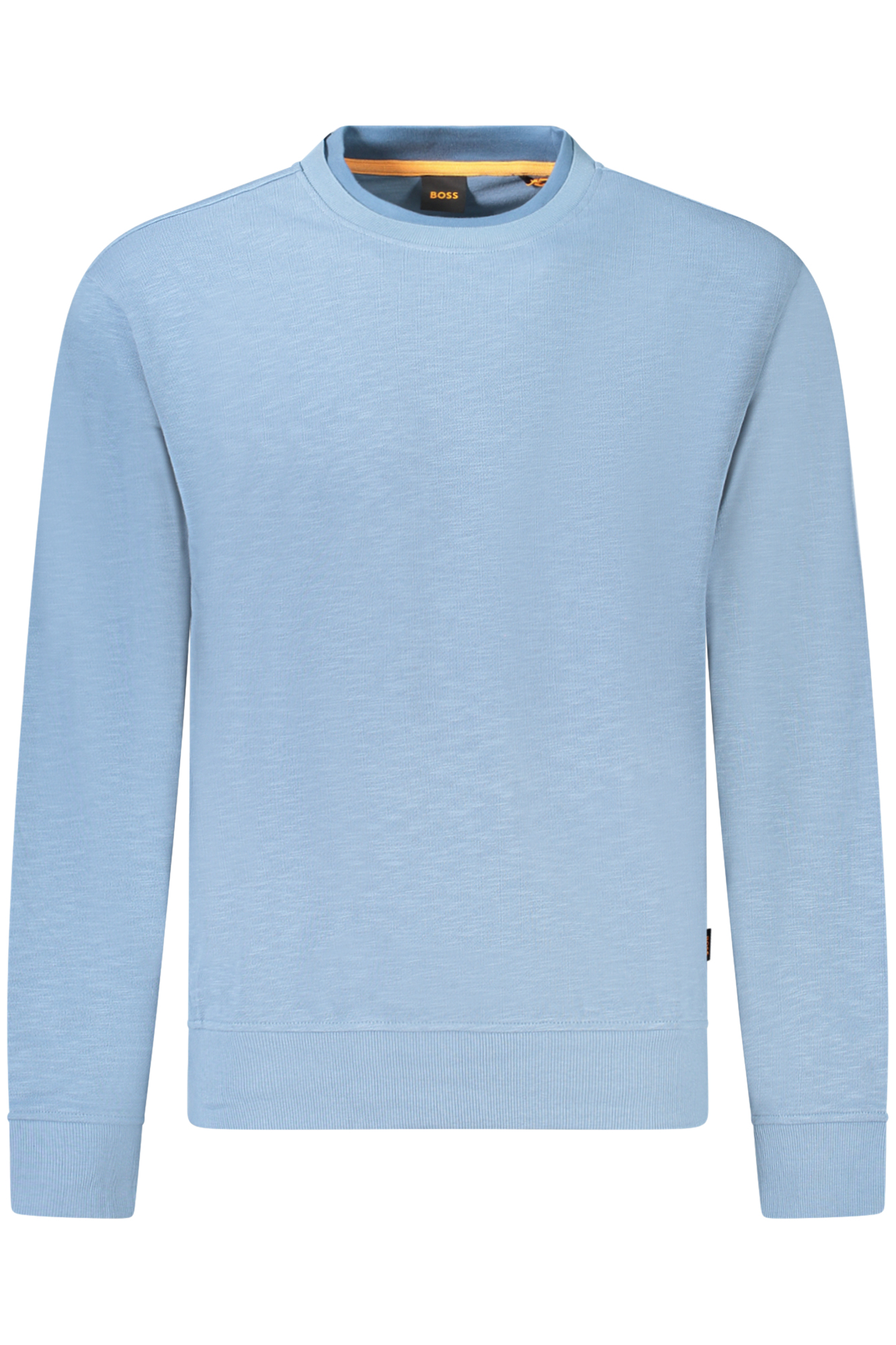 BOSS FELPA SENZA ZIP UOMO AZZURRO