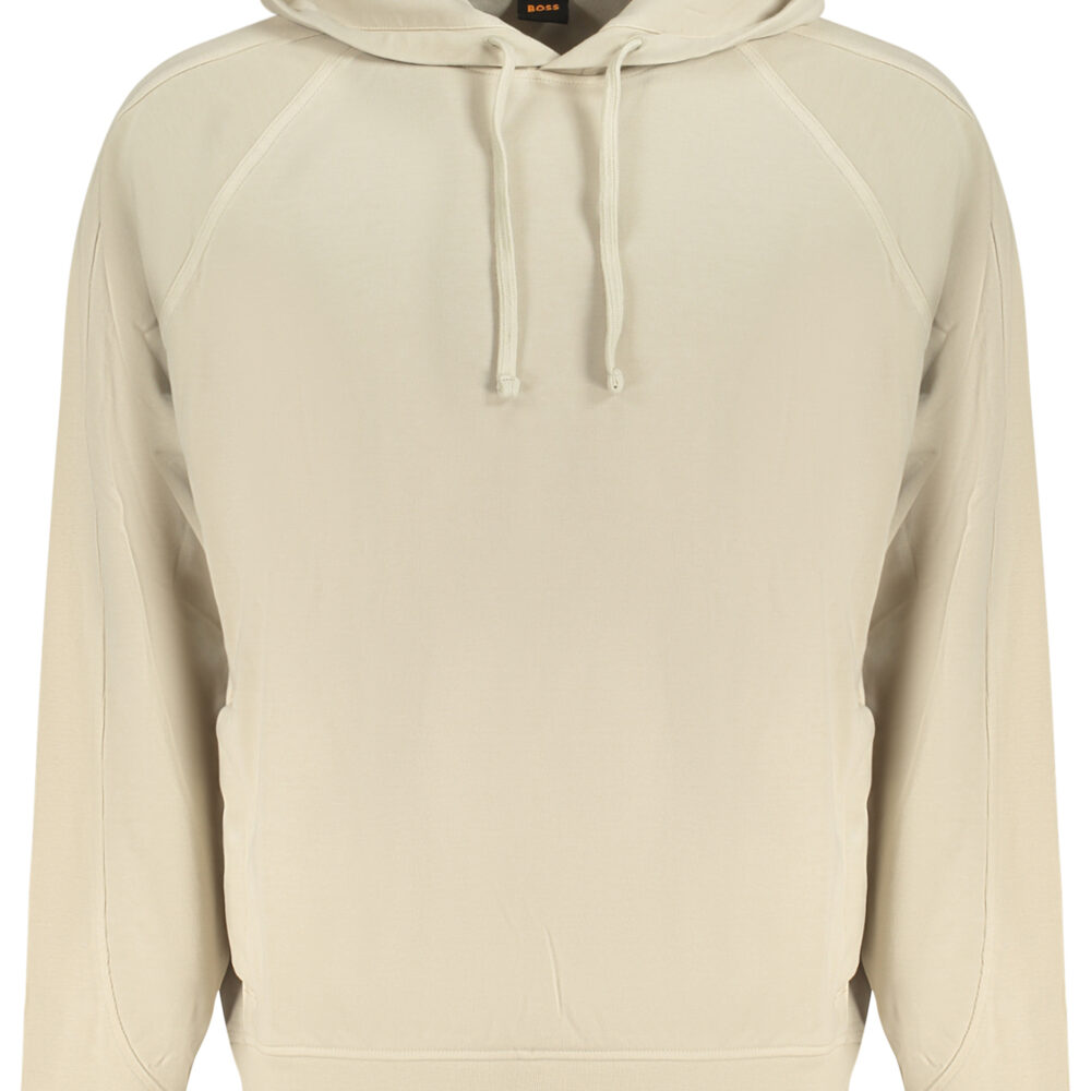 HUGO BOSS FELPA SENZA ZIP UOMO BEIGE