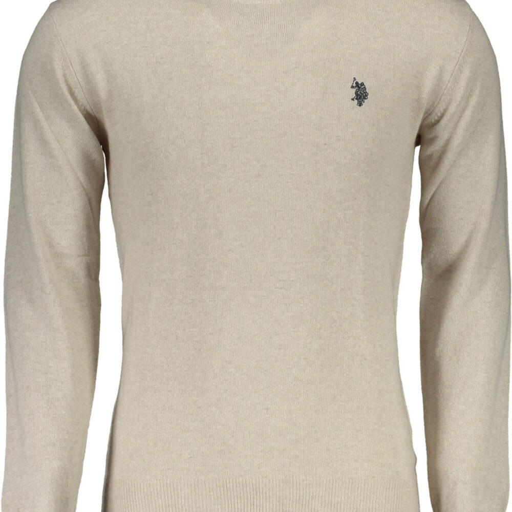 U.S. POLO MAGLIONE UOMO BEIGE