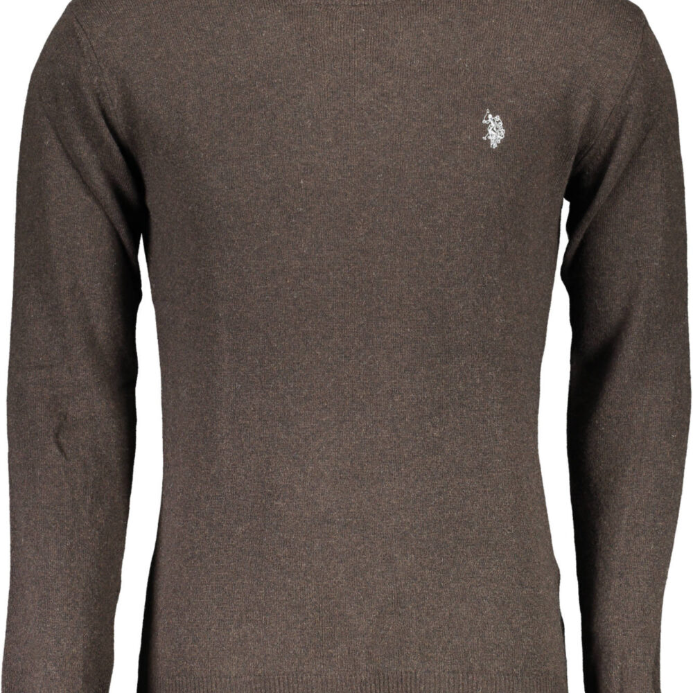 U.S. POLO MAGLIONE UOMO MARRONE