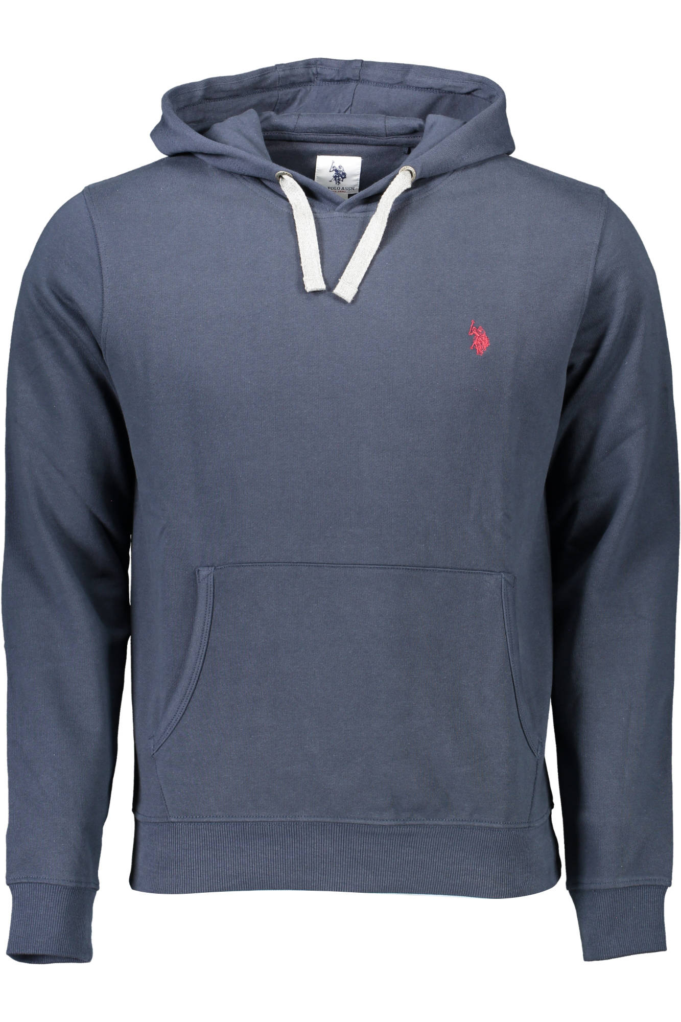 U.S. POLO FELPA CON ZIP UOMO BLU
