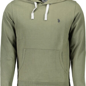 U.S. POLO FELPA SENZA ZIP UOMO VERDE