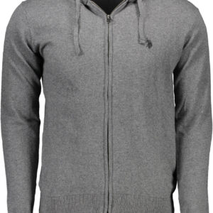 U.S. POLO CARDIGAN UOMO GRIGIO