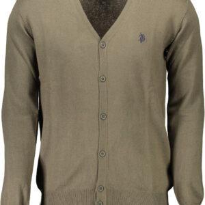 U.S. POLO CARDIGAN UOMO VERDE
