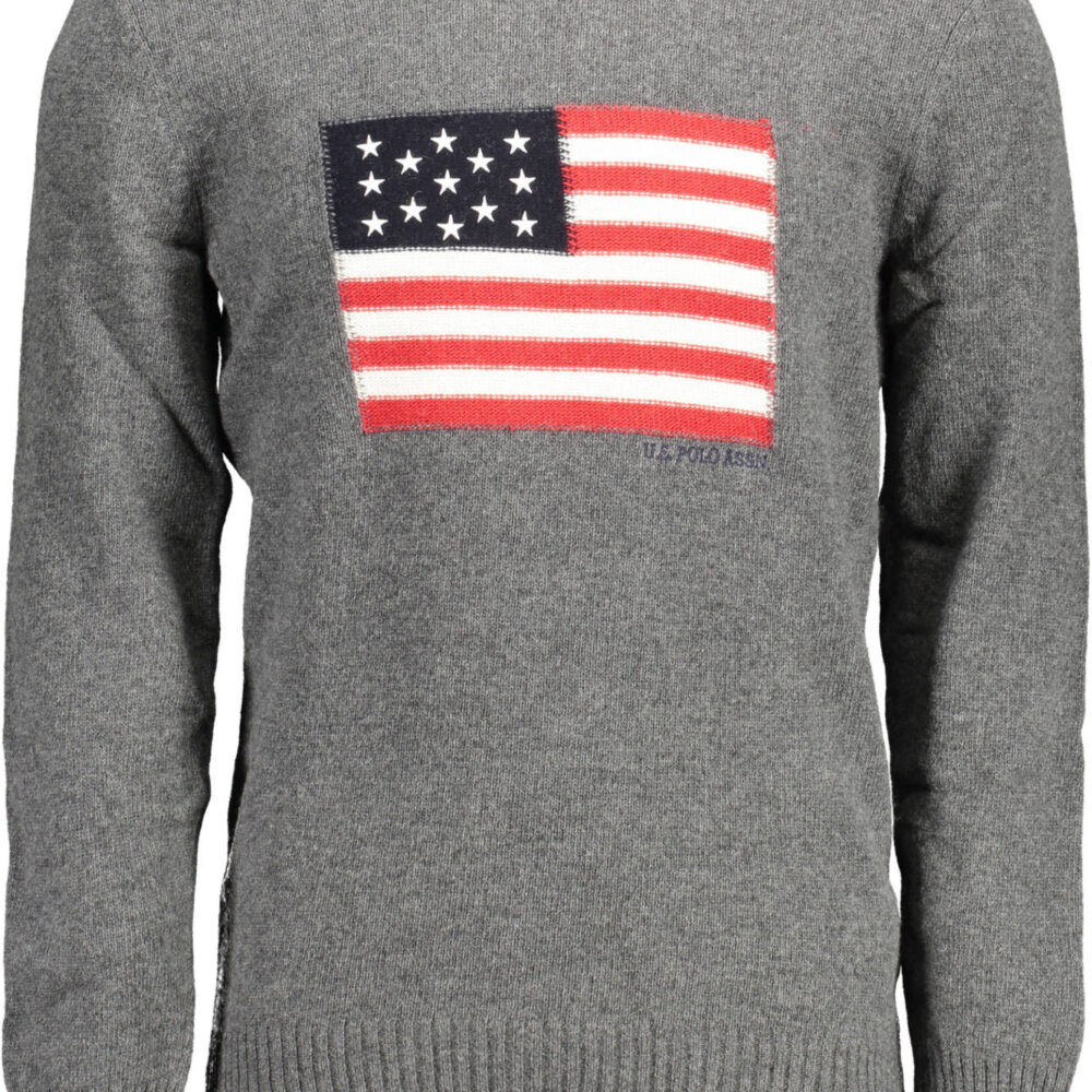 U.S. POLO MAGLIONE UOMO GRIGIO