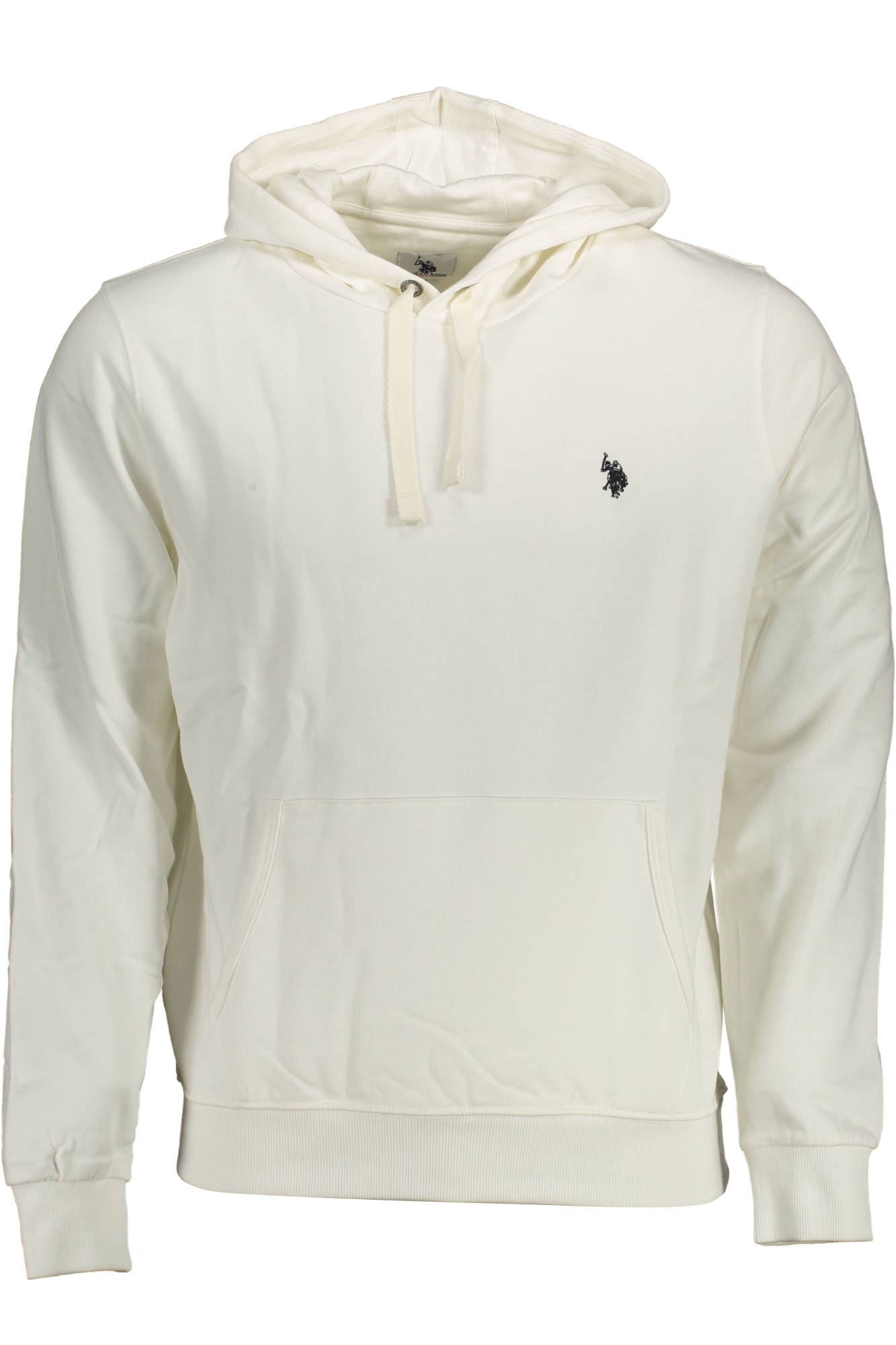 U.S. POLO FELPA SENZA ZIP UOMO BIANCO