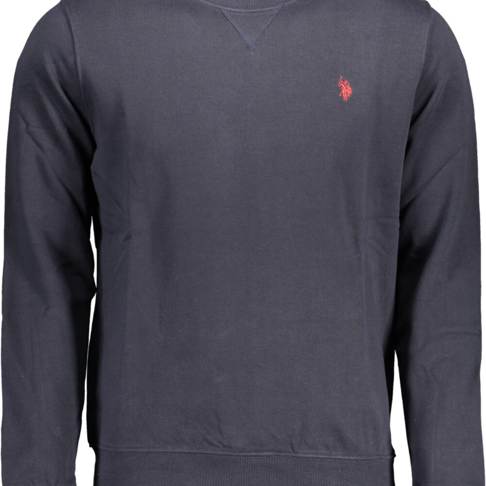 U.S. POLO FELPA SENZA ZIP UOMO BLU
