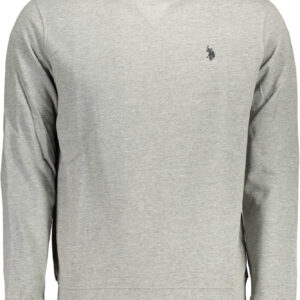 U.S. POLO FELPA SENZA ZIP UOMO GRIGIO