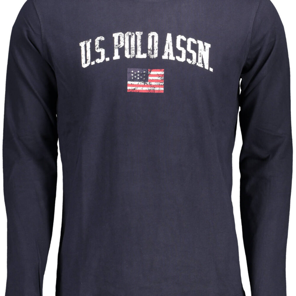 U.S. POLO T-SHIRT MANICHE LUNGHE UOMO BLU