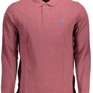 U.S. POLO POLO MANICHE LUNGHE UOMO VIOLA