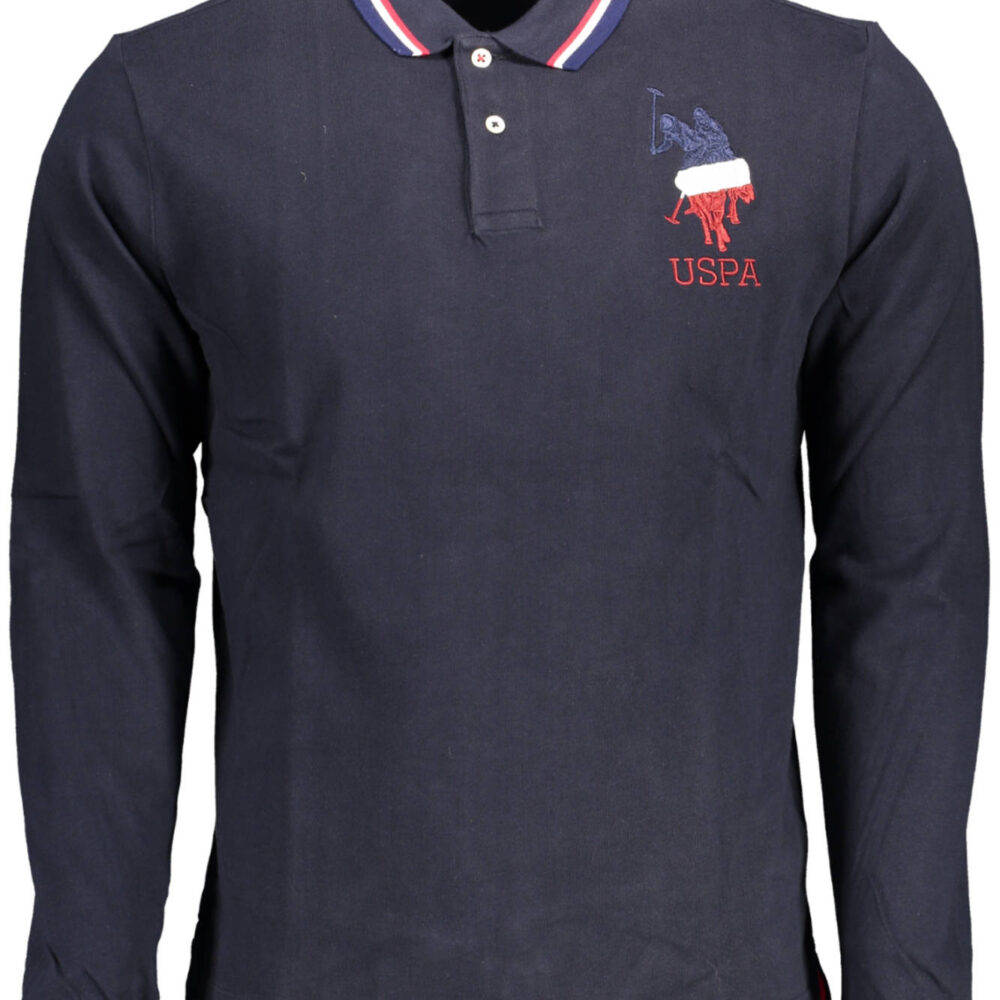 U.S. POLO POLO MANICHE LUNGHE UOMO BLU
