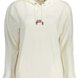 U.S. POLO FELPA SENZA ZIP DONNA BIANCO