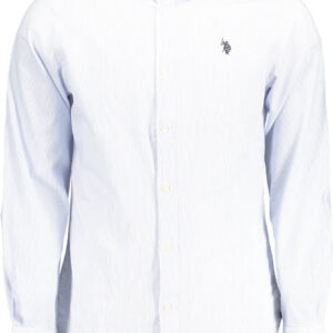 U.S. POLO CAMICIA MANICHE LUNGHE UOMO AZZURRO