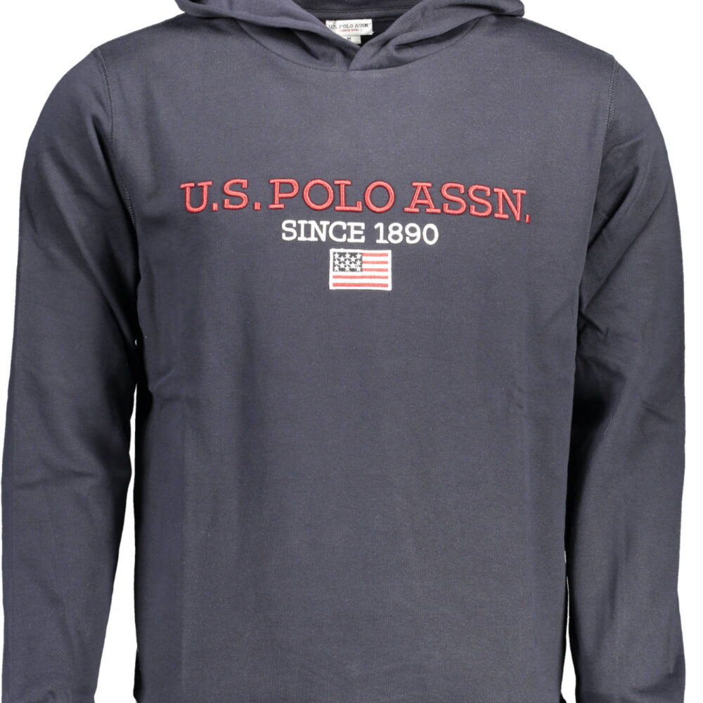 U.S. POLO FELPA SENZA ZIP UOMO BLU