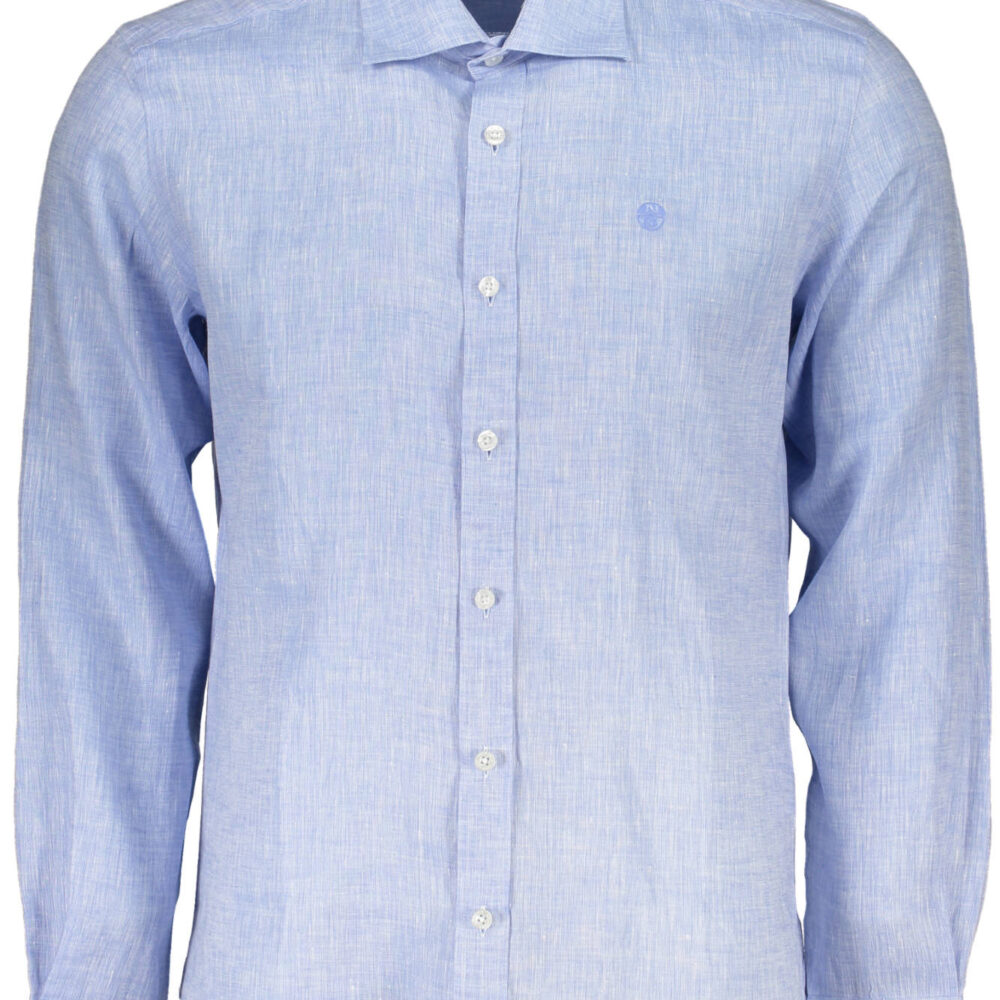 NORTH SAILS CAMICIA MANICHE LUNGHE UOMO AZZURRO