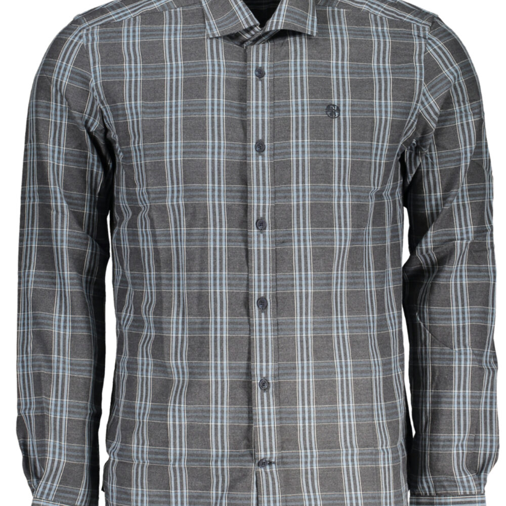 NORTH SAILS CAMICIA MANICHE LUNGHE UOMO GRIGIO