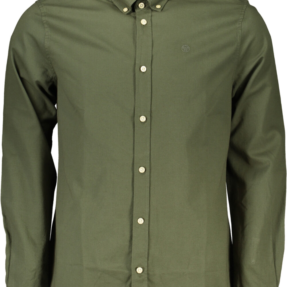 NORTH SAILS CAMICIA MANICHE LUNGHE UOMO VERDE