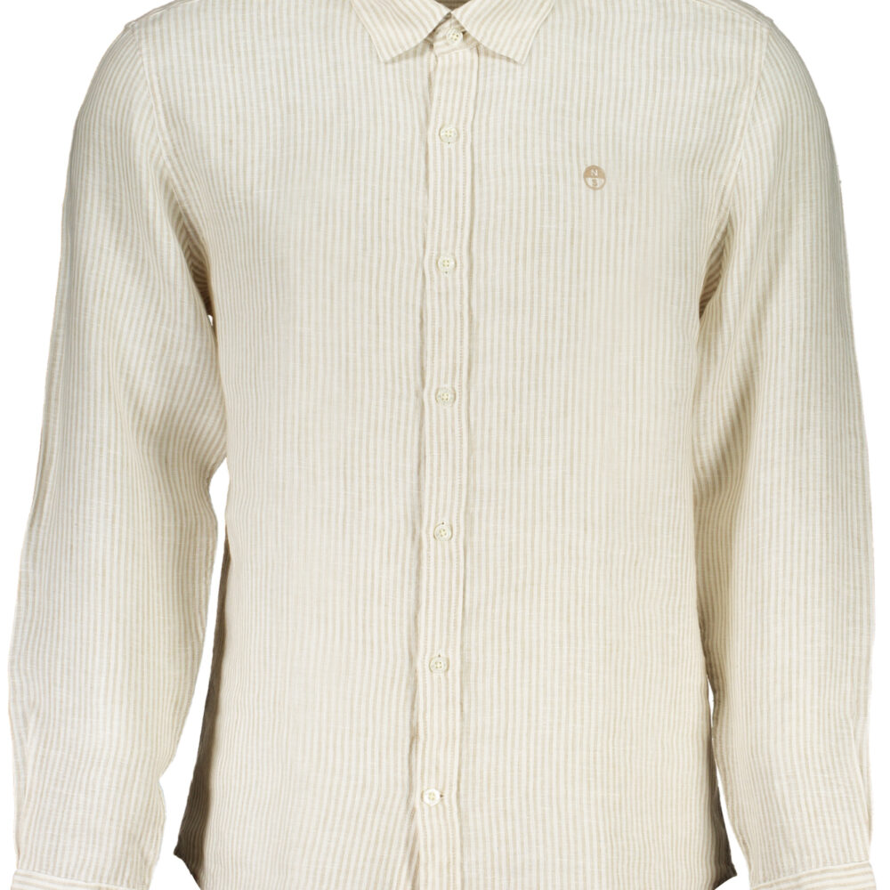 NORTH SAILS CAMICIA MANICHE LUNGHE UOMO BEIGE