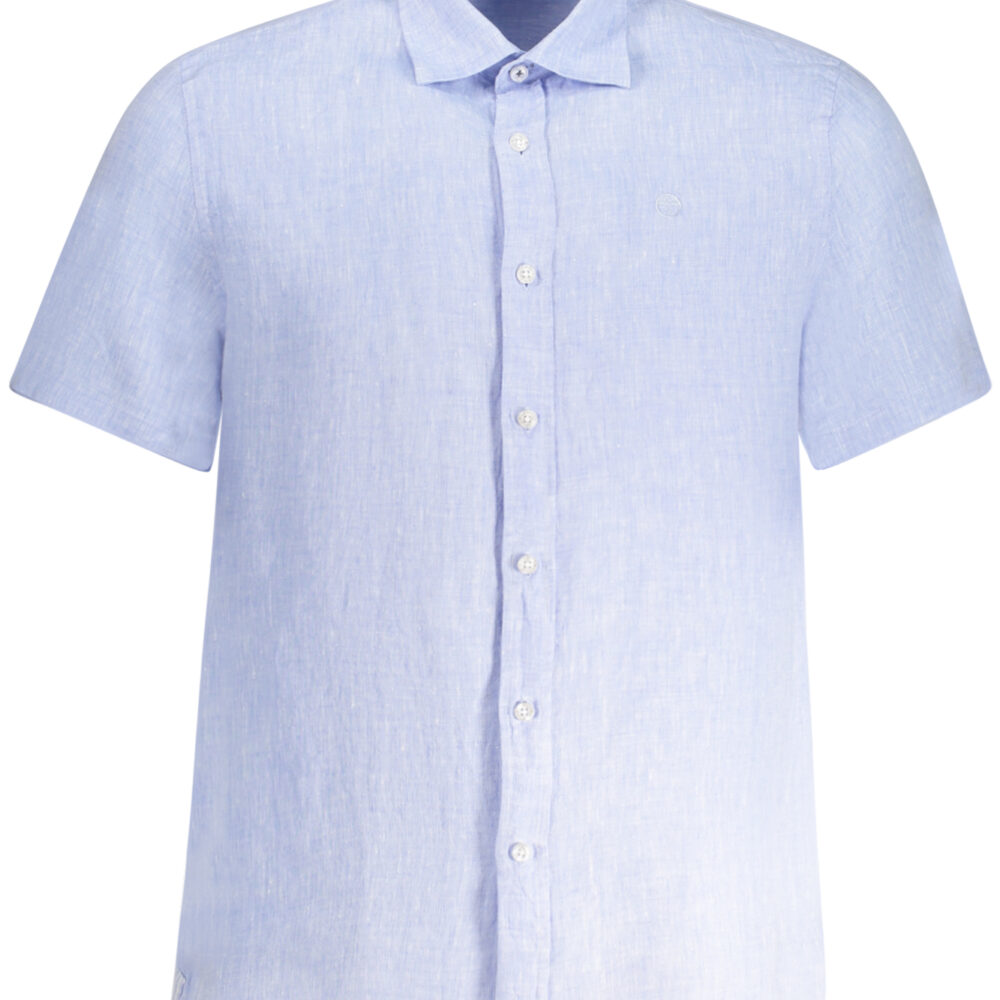 NORTH SAILS CAMICIA MANICHE CORTE UOMO AZZURRO