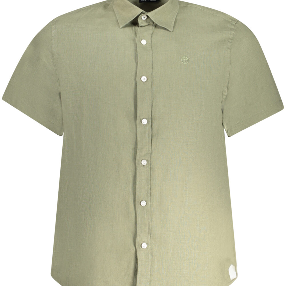 NORTH SAILS CAMICIA MANICHE CORTE UOMO VERDE
