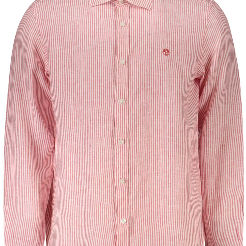 NORTH SAILS CAMICIA MANICHE LUNGHE UOMO ROSSO