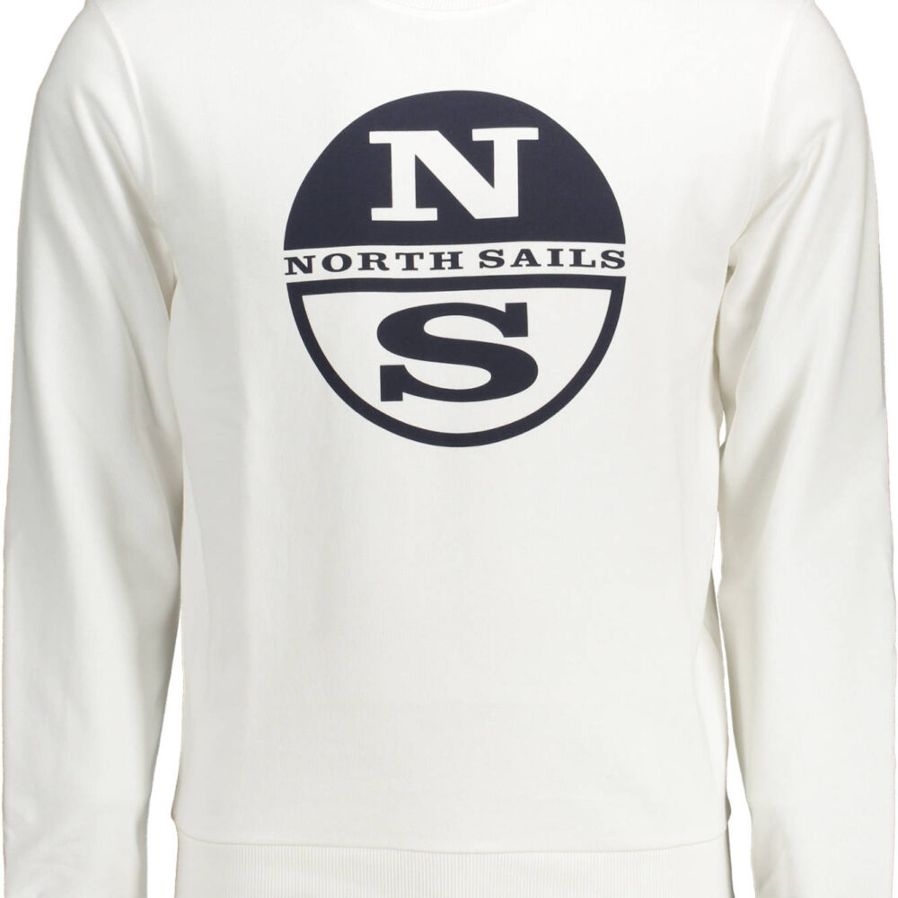 NORTH SAILS FELPA SENZA ZIP UOMO BIANCO