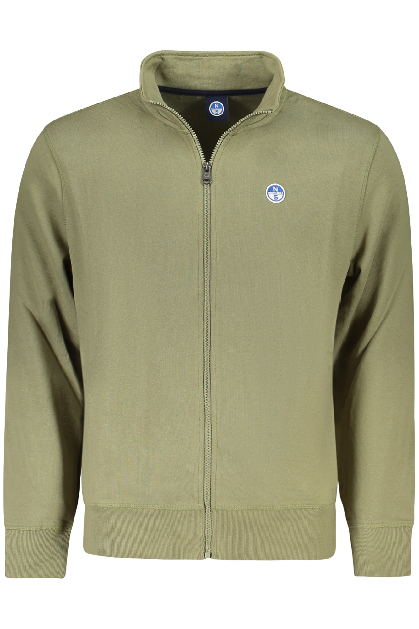 NORTH SAILS FELPA CON ZIP UOMO VERDE