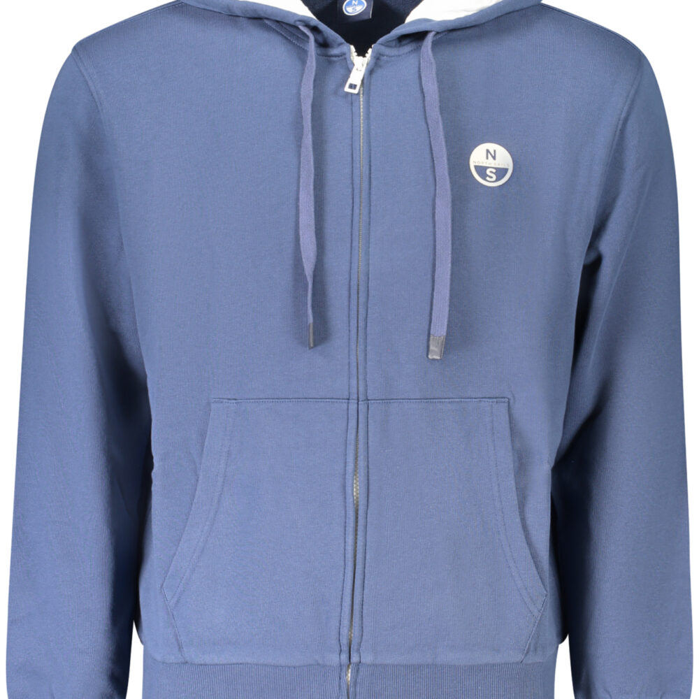 NORTH SAILS FELPA CON ZIP UOMO BLU