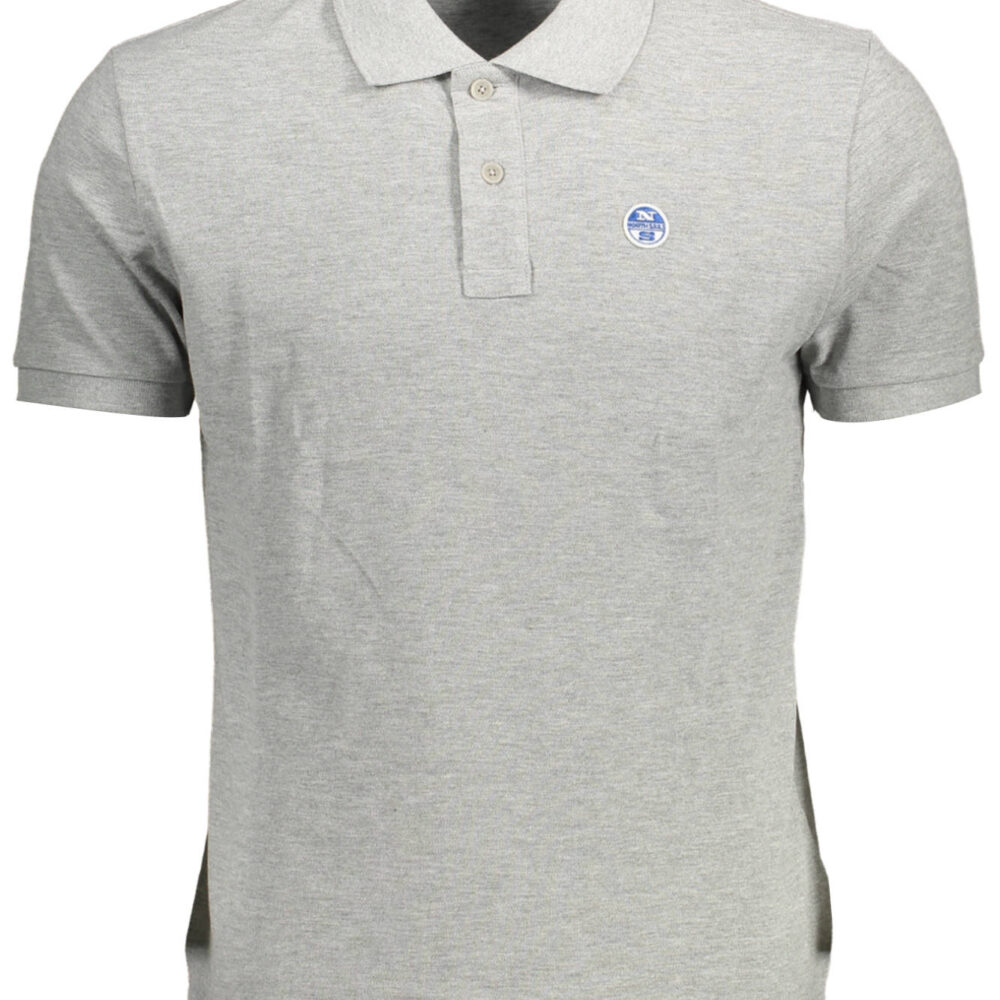 NORTH SAILS POLO MANICHE CORTE UOMO GRIGIO