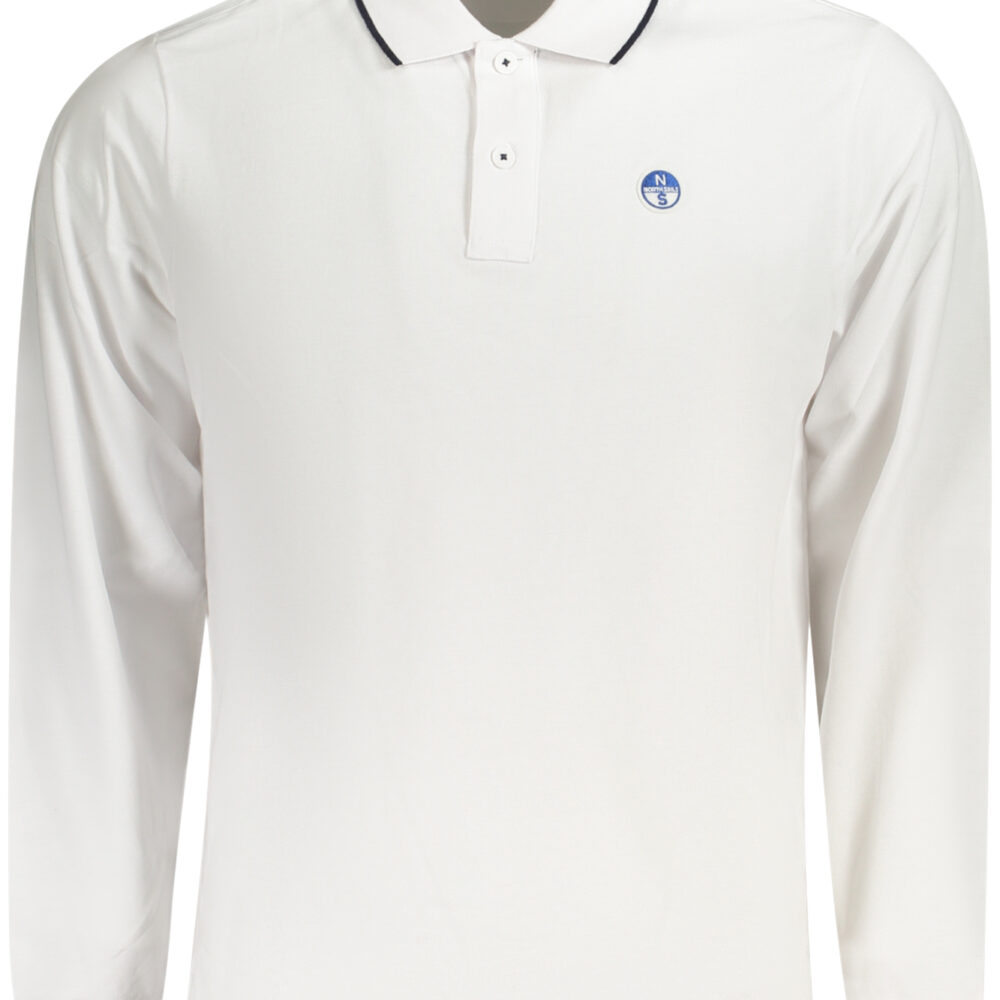 NORTH SAILS POLO MANICHE LUNGHE UOMO BIANCO