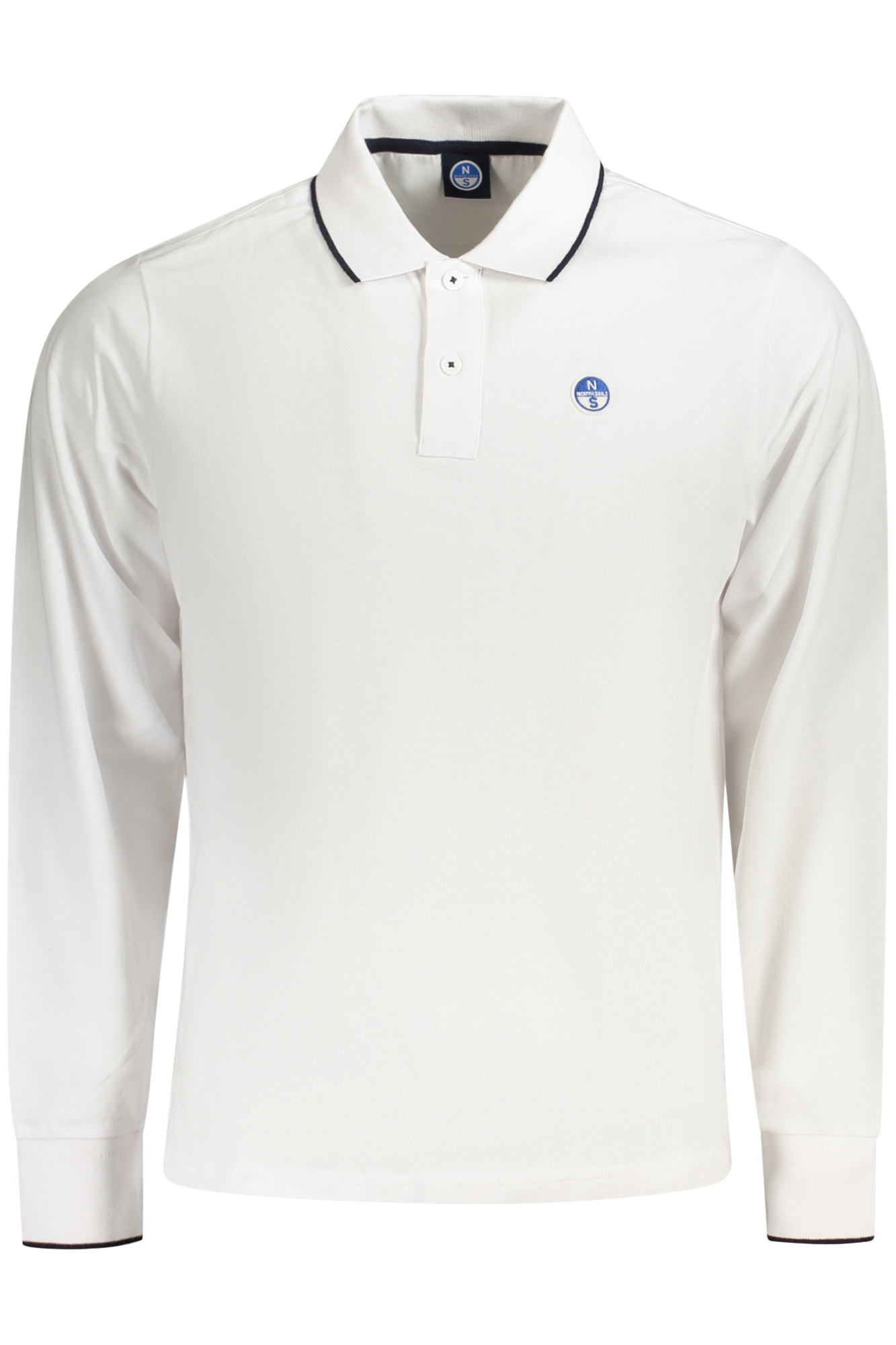 NORTH SAILS POLO MANICHE LUNGHE UOMO BIANCO