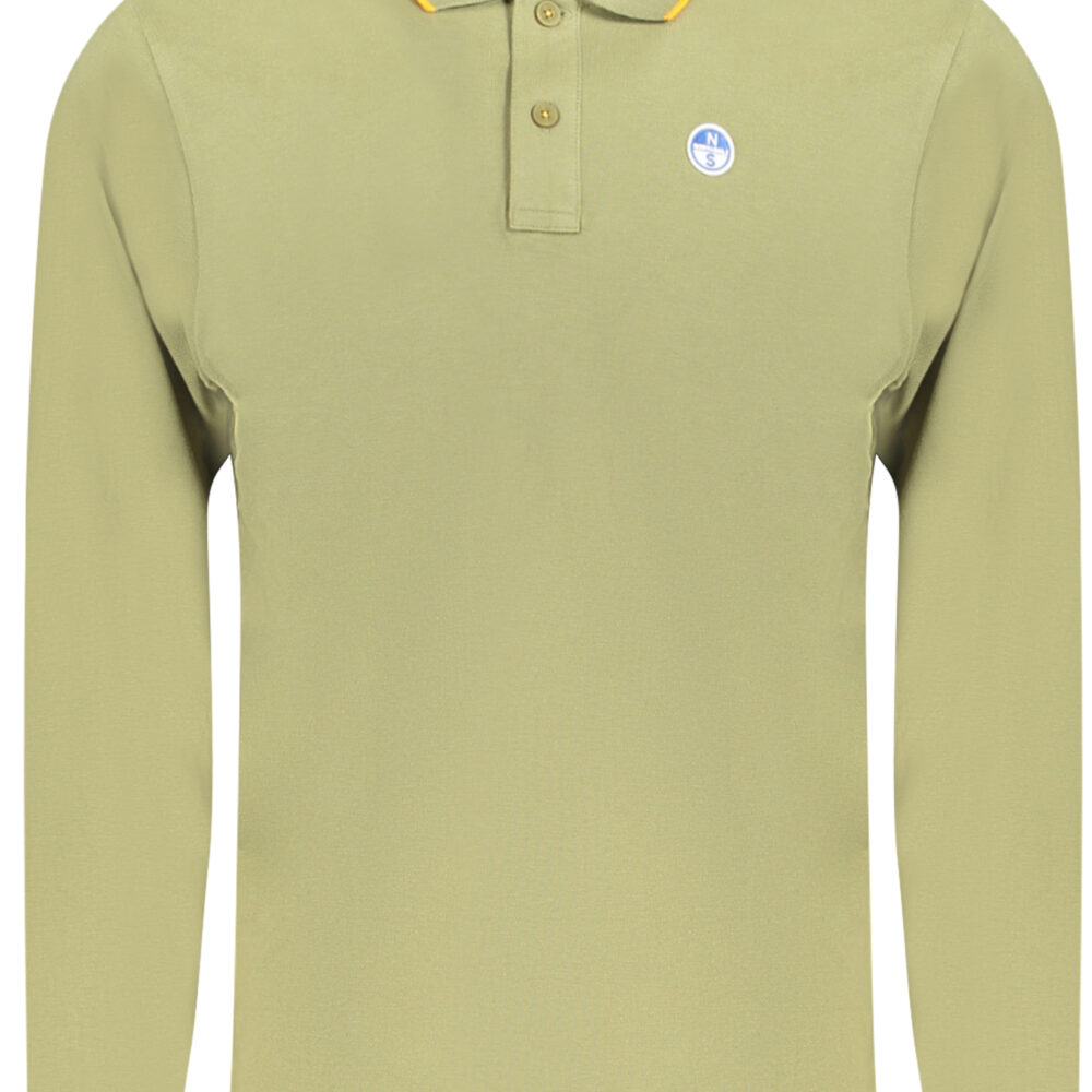 NORTH SAILS POLO MANICHE LUNGHE UOMO VERDE