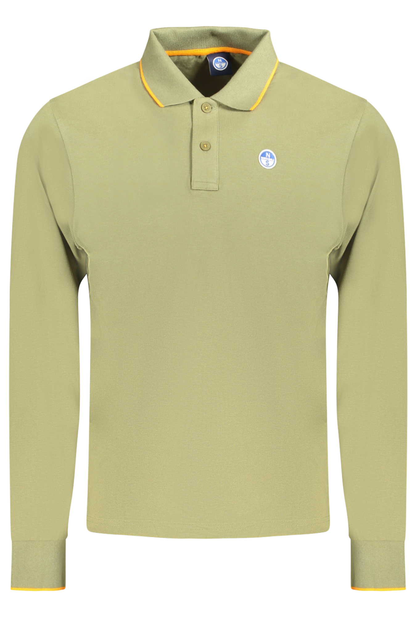 NORTH SAILS POLO MANICHE LUNGHE UOMO VERDE