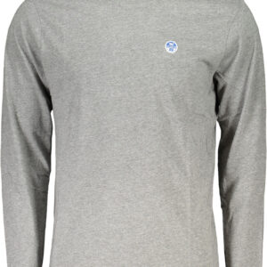 NORTH SAILS T-SHIRT MANICHE LUNGHE UOMO GRIGIO
