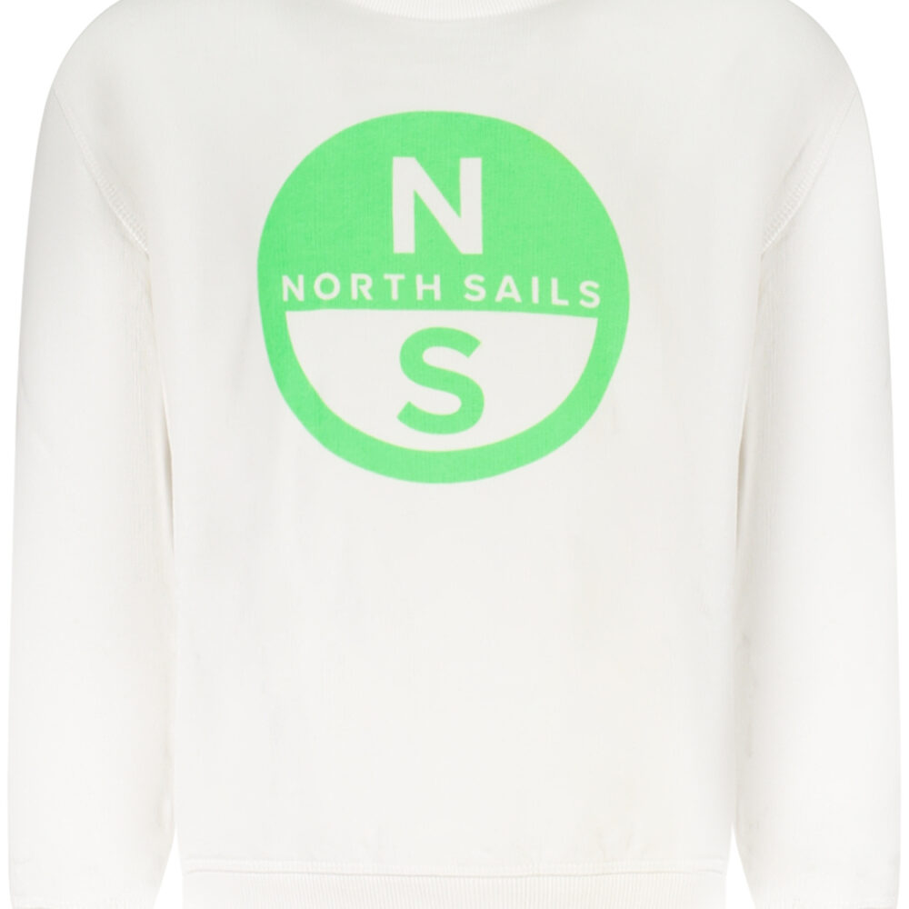 NORTH SAILS FELPA SENZA ZIP BAMBINO BIANCO