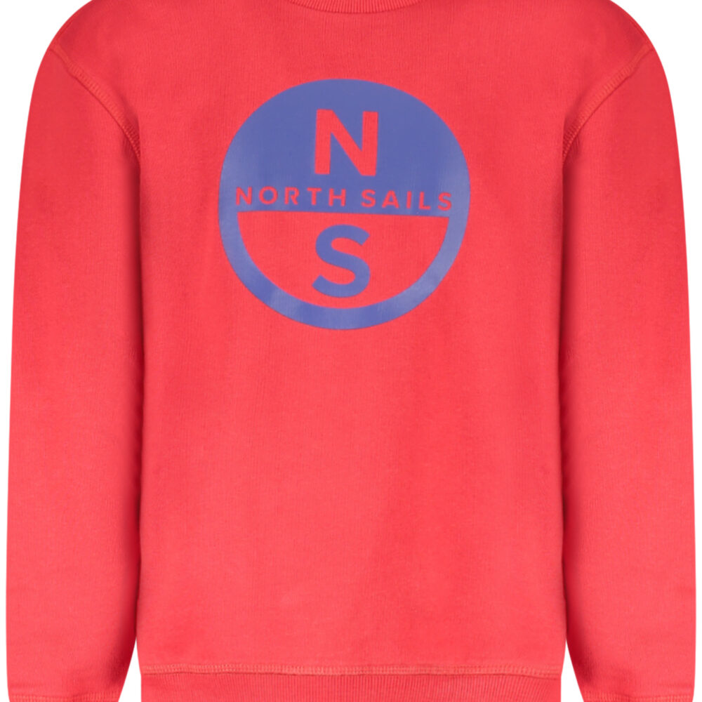 NORTH SAILS FELPA SENZA ZIP BAMBINO ROSSO