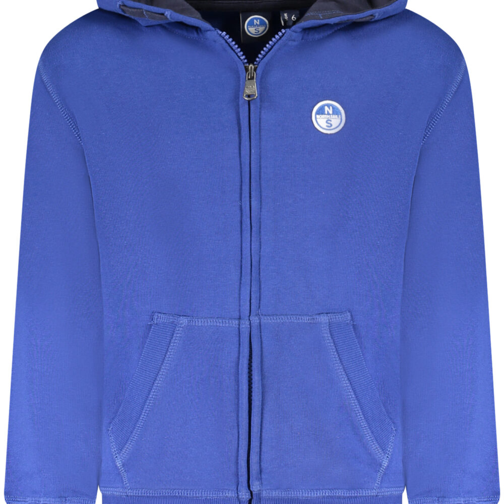NORTH SAILS FELPA CON ZIP BAMBINO BLU
