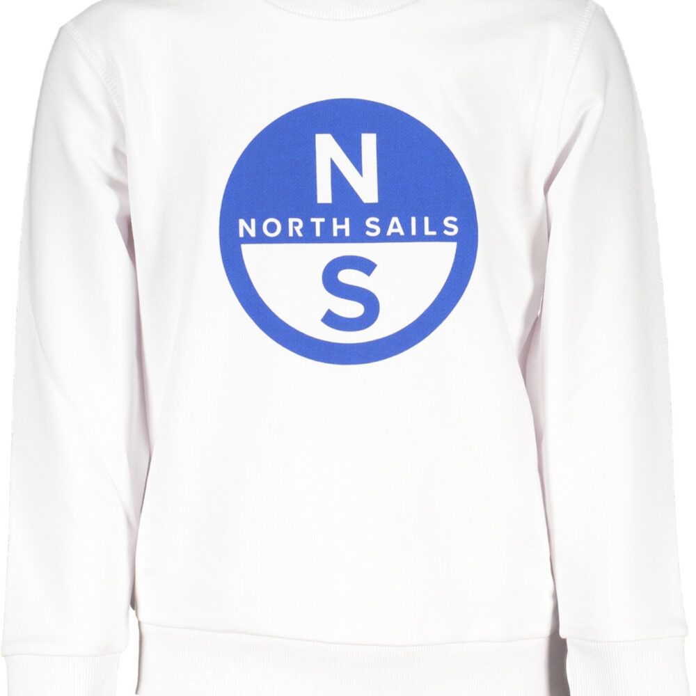 NORTH SAILS FELPA SENZA ZIP BAMBINO BIANCO