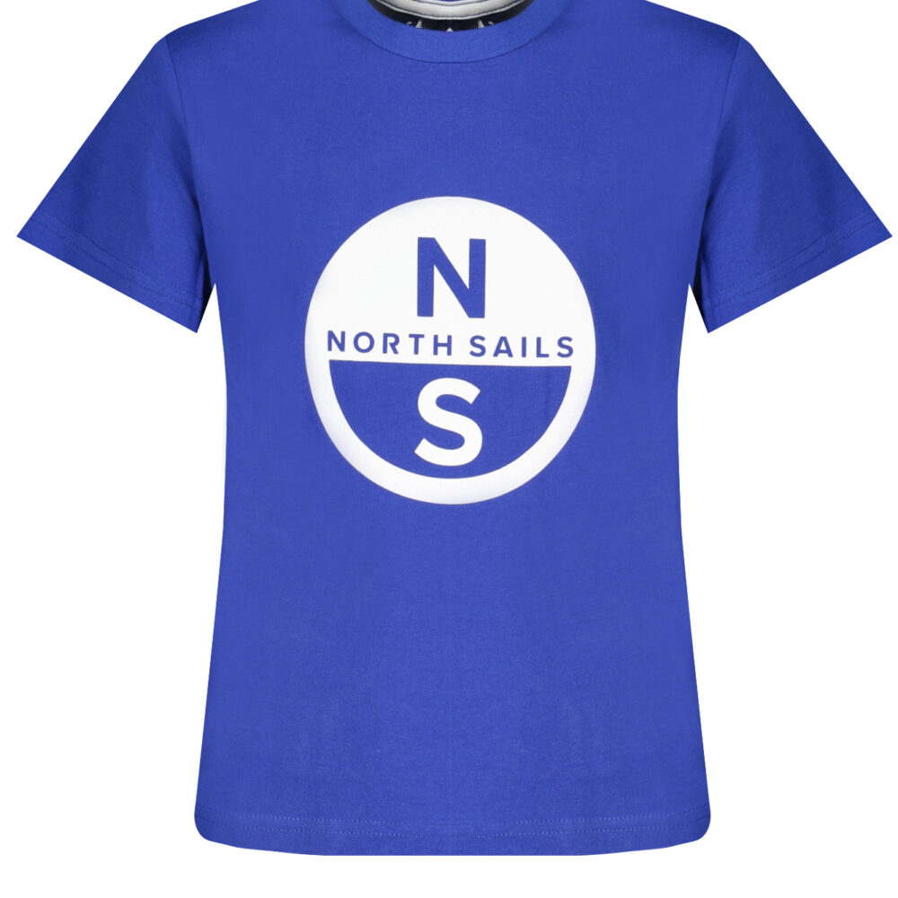 NORTH SAILS T-SHIRT MANICHE CORTE BAMBINO BLU
