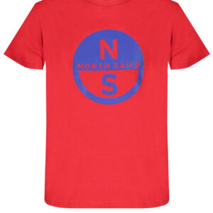 NORTH SAILS T-SHIRT MANICHE CORTE BAMBINO ROSSO