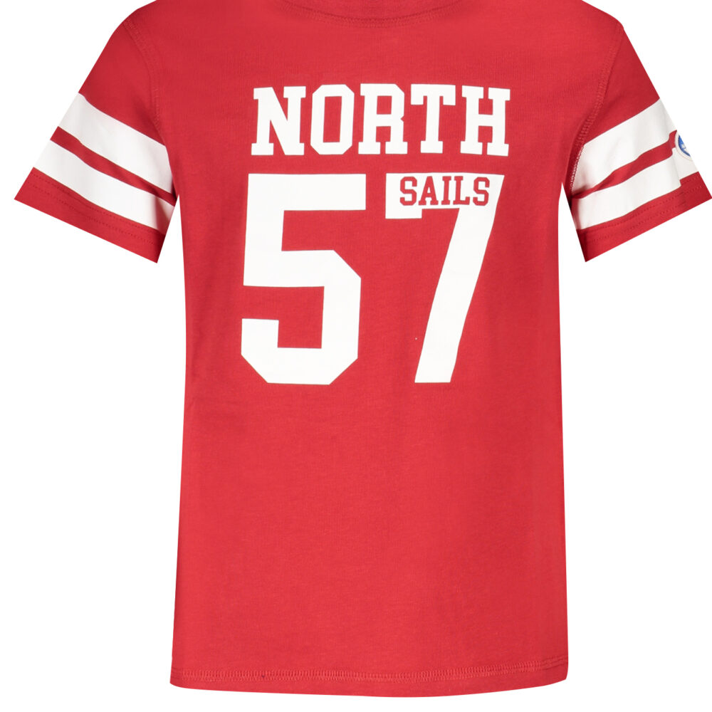 NORTH SAILS T-SHIRT MANICHE CORTE BAMBINO ROSSO