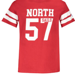 NORTH SAILS T-SHIRT MANICHE CORTE BAMBINO ROSSO