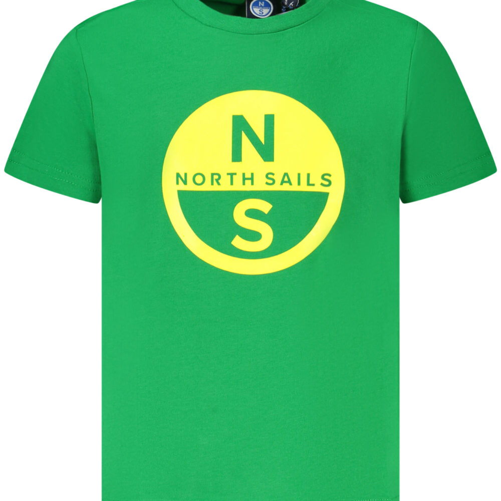 NORTH SAILS T-SHIRT MANICHE CORTE BAMBINO VERDE
