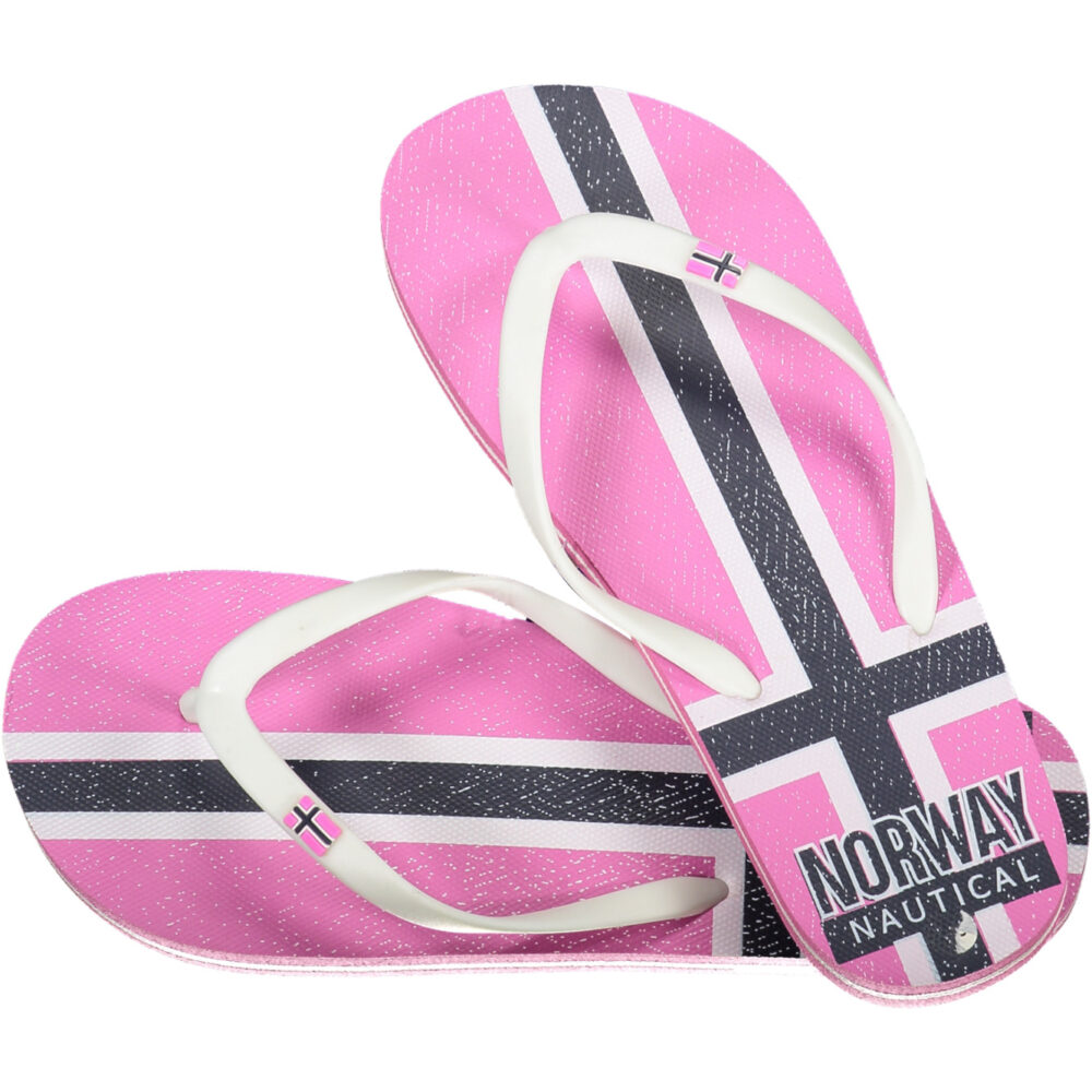 NORWAY 1963 CALZATURA CIABATTA DONNA ROSA