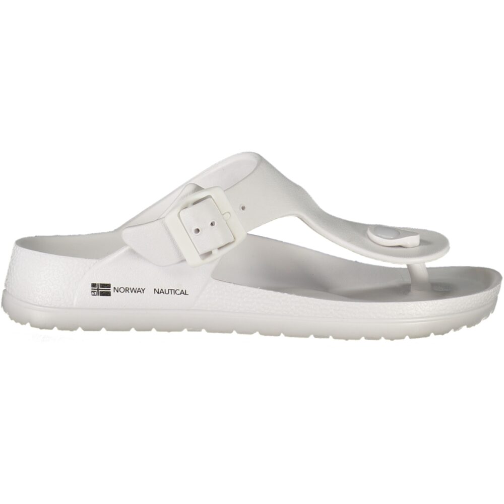 NORWAY 1963 CALZATURA CIABATTA DONNA BIANCO