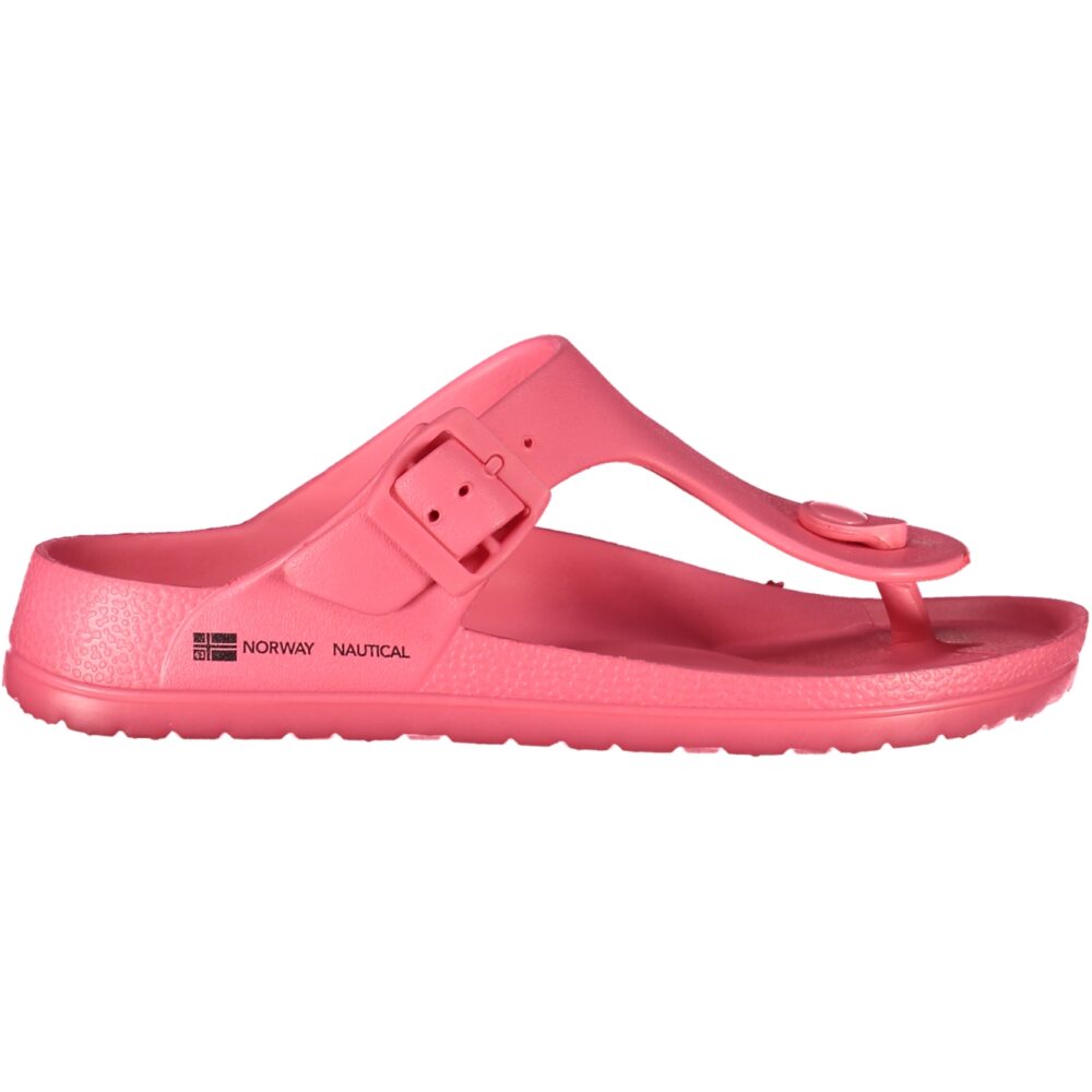 NORWAY 1963 CALZATURA CIABATTA DONNA ROSA