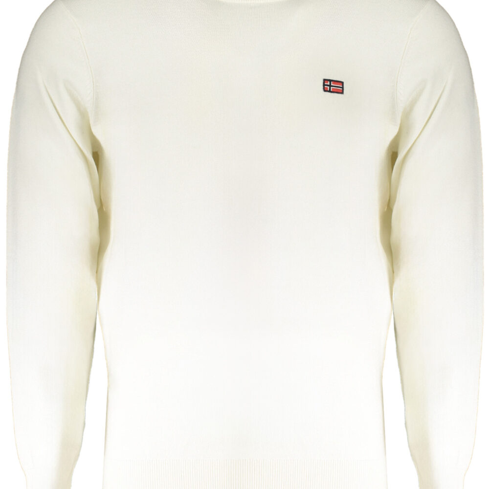 NORWAY 1963 MAGLIA UOMO BIANCO
